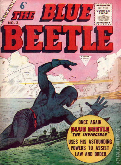 Cover art for Blue Beetle #3 