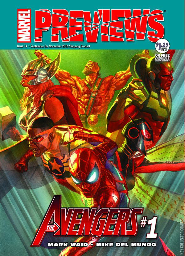 Marvel Previews #14 Published August 2016 | Key Collect