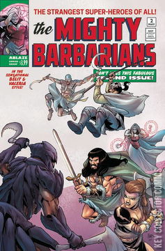 Variant Cover for Mighty Barbarians #2