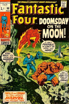 Variant Cover for Fantastic Four #98