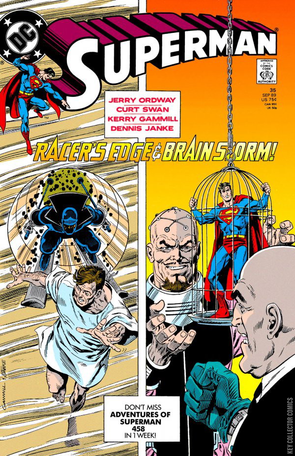 Superman #35 Published September 1989 | Key Collector Comics