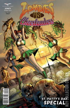 Variant Cover for Zombies vs. Cheerleaders St. Patty's Day Special #1