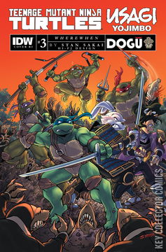 Variant Cover for Teenage Mutant Ninja Turtles / Usagi Yojimbo: WhereWhen #3