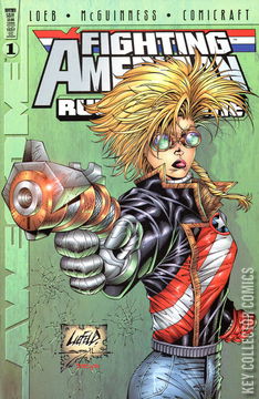 Variant Cover for Fighting American: Rules of the Game #1