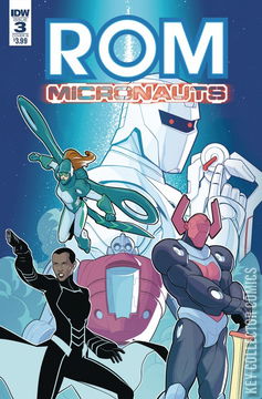 Variant Cover for ROM and the Micronauts #3