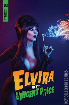 Variant Cover for Elvira Meets Vincent Price #3