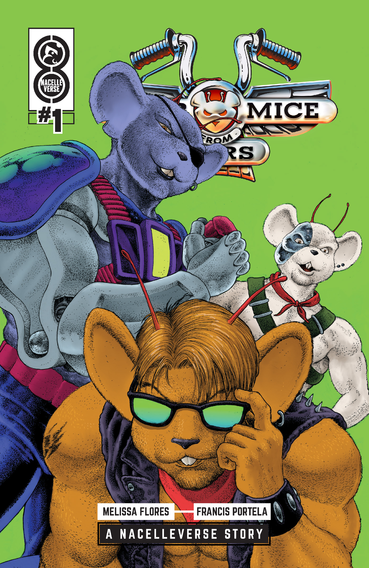 Variant Cover for Biker Mice From Mars #1