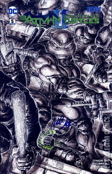 Variant Cover for Batman / Teenage Mutant Ninja Turtles #5