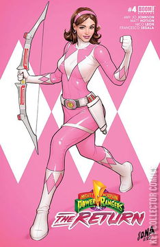 Variant Cover for Mighty Morphin Power Rangers: The Return #4
