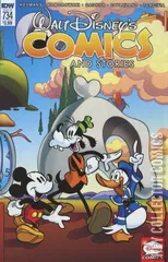 Cover for Walt Disney's Comics and Stories #734