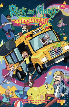 Variant Cover for Rick & Morty Spring Break Out #1