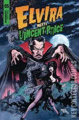 Cover for Elvira Meets Vincent Price #5