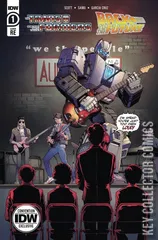 Variant Cover for Transformers / Back to the Future #1