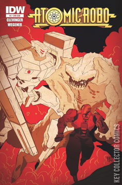 Variant Cover for Atomic Robo: The Ring of Fire #4