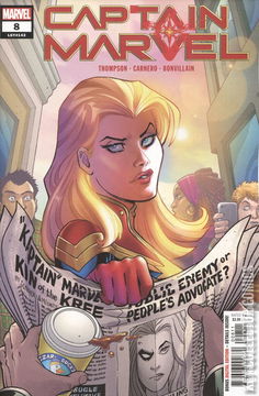 Variant Cover for Captain Marvel #8
