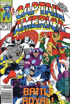 Variant Cover for Captain America #412