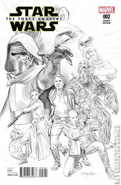Variant Cover for Star Wars: The Force Awakens Adaptation #2