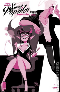 Variant Cover for Sweet Paprika: Black White and Pink #1