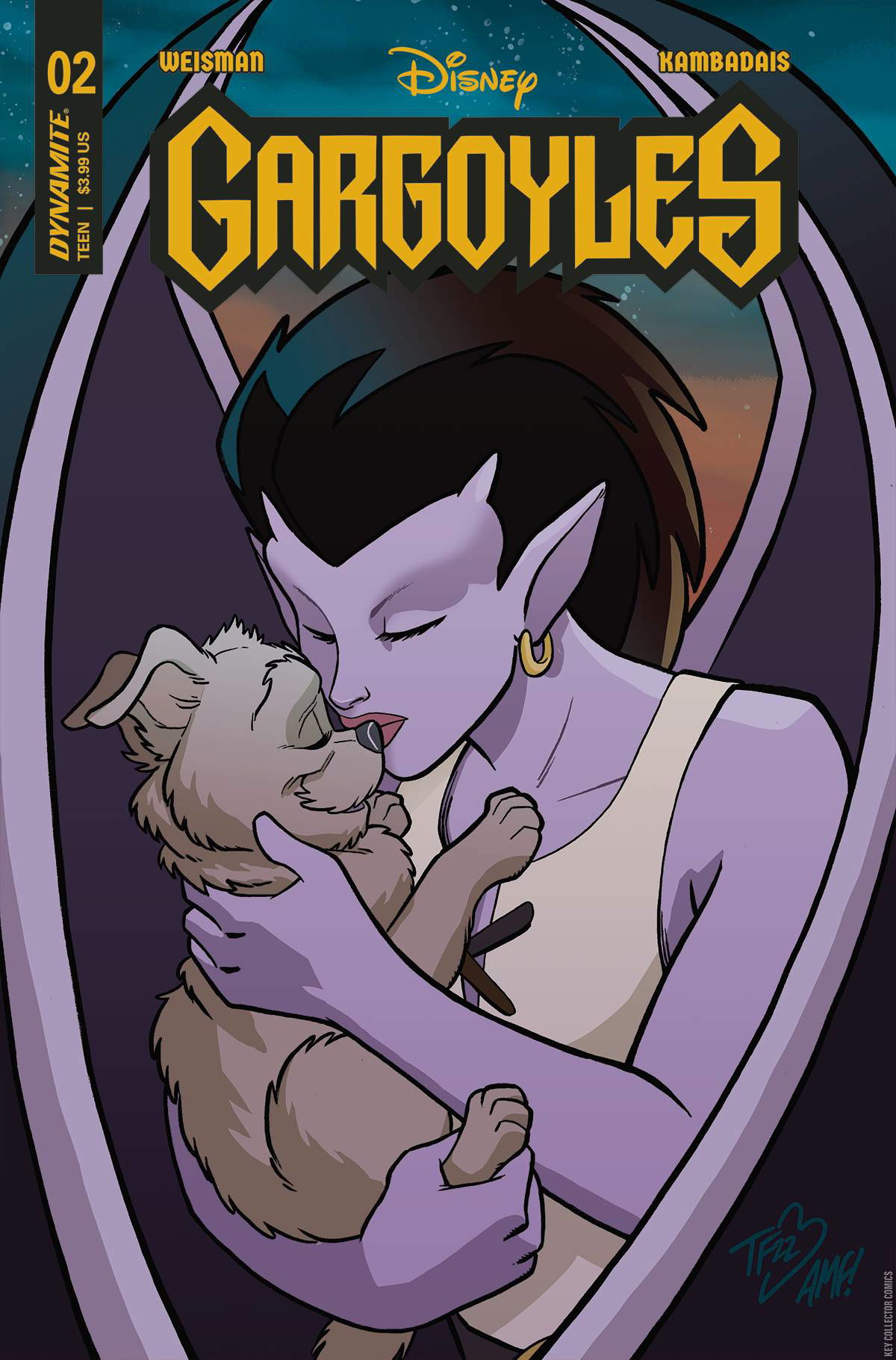 Cover art for Gargoyles #2 