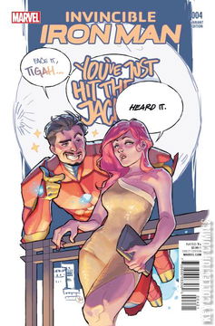 Variant Cover for Invincible Iron Man #4