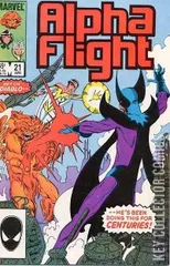 Cover for Alpha Flight #21