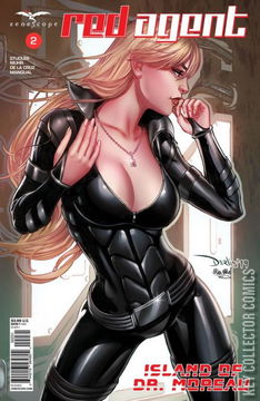 Variant Cover for Red Agent: Island of Dr Moreau #2