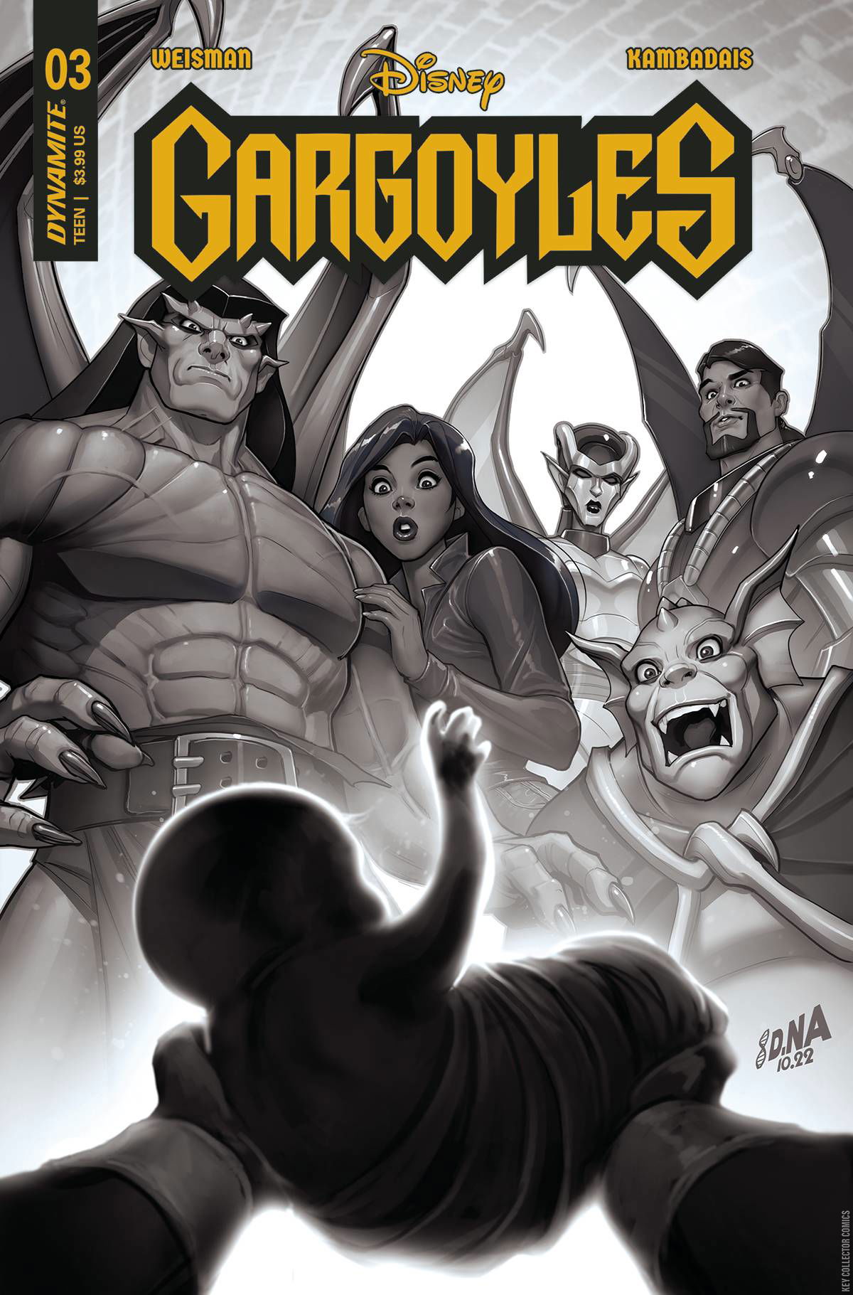 Cover art for Gargoyles #3 
