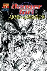 Variant Cover for Danger Girl and the Army of Darkness #5