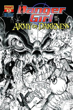 Variant Cover for Danger Girl and the Army of Darkness #5
