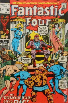 Variant Cover for Fantastic Four #104