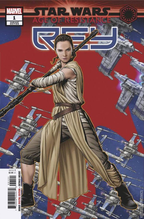 Cover art for Star Wars: Age of Resistance - Rey #1 