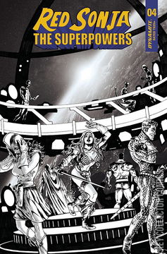 Variant Cover for Red Sonja: The Superpowers #4