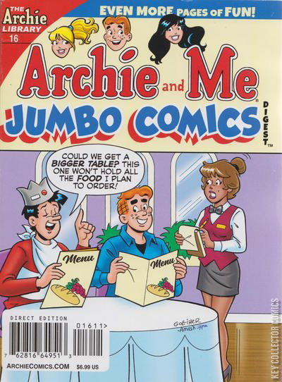 Archie Cc Archie & Me Comics Digest #16 Published March 2019 | Ke