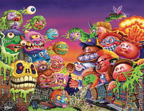Variant Cover for Madballs vs. Garbage Pail Kids #1