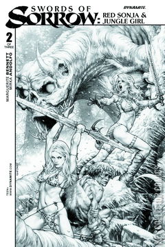 Variant Cover for Swords of Sorrow: Red Sonja and Jungle Girl #2