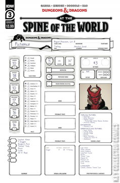 Variant Cover for Dungeons & Dragons: At the Spine of the World #3