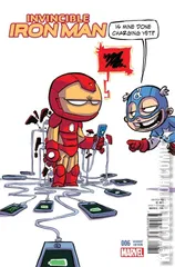 Variant Cover for Invincible Iron Man #6
