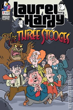 Variant Cover for Laurel & Hardy Meet The Three Stooges #1