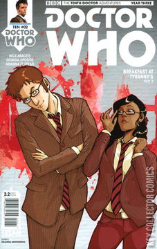 Variant Cover for Doctor Who: The Tenth Doctor - Year Three #2
