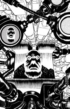 Variant Cover for Faceless and the Family: Maze of the Mechanical Aliens #1