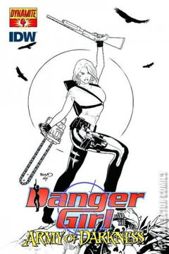 Variant Cover for Danger Girl and the Army of Darkness #4