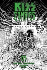 Variant Cover for KISS / Zombies #1