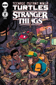 Variant Cover for Teenage Mutant Ninja Turtles / Stranger Things #3