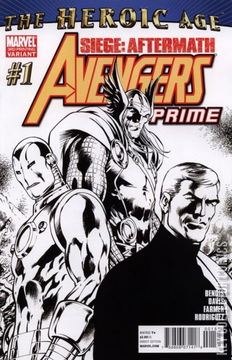 Variant Cover for Avengers Prime #1