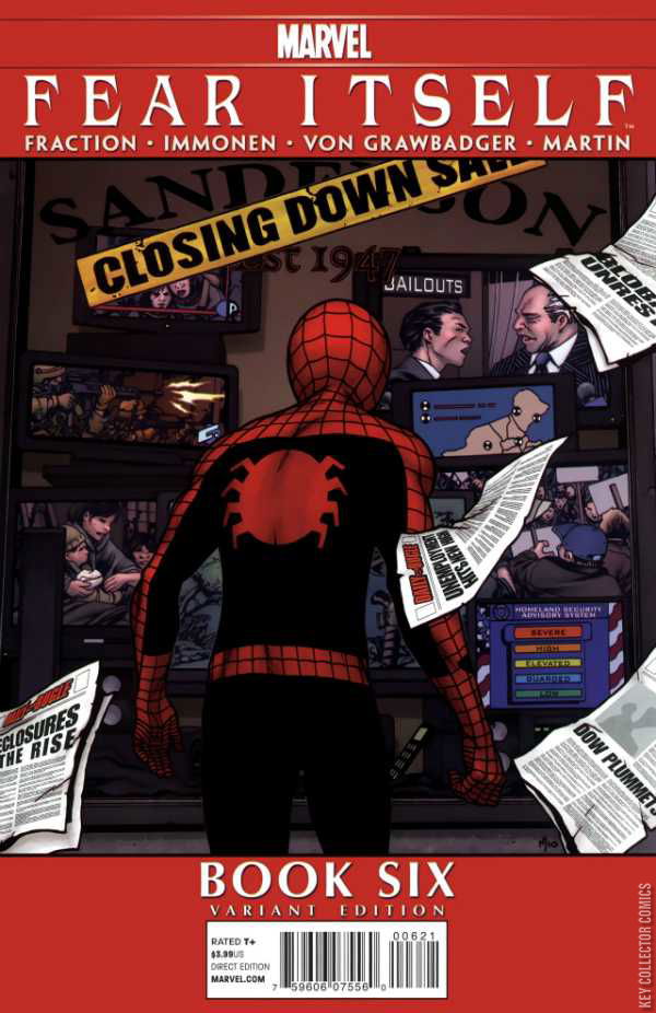 Variant Cover for Fear Itself #6