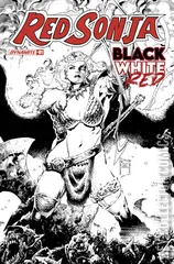 Variant Cover for Red Sonja: Black, White, Red #1