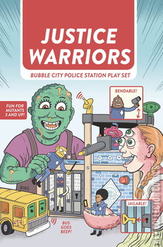 Variant Cover for Justice Warriors #2