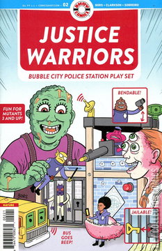 Variant Cover for Justice Warriors #2