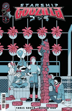 Variant Cover for Starship Godzilla #5