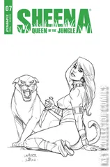 Variant Cover for Sheena, Queen of the Jungle #7